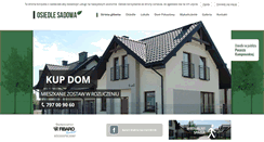 Desktop Screenshot of osiedle-sadowa.pl